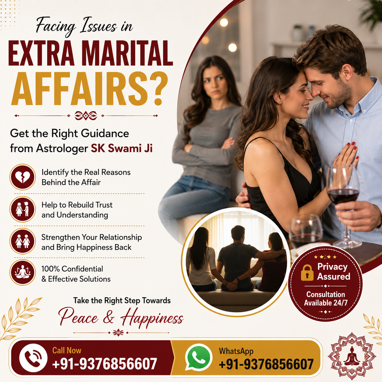 Couple seeking relationship guidance